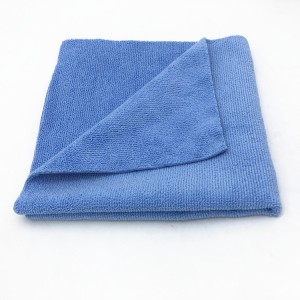 Microfiber warp knitted towel