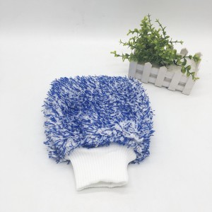 Microfiber High Pile Wash Mitt With Mixed Color Wash Mitt for Car Detailing