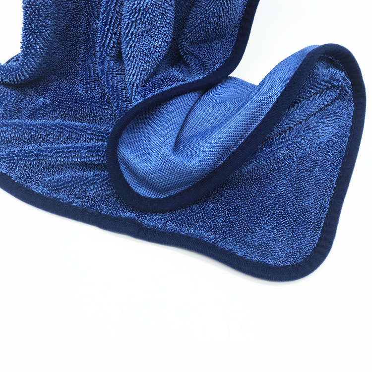 Blue single twisted towel 12-1