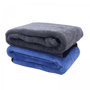 Customized Microfiber Single twisted drying towel Cleaning Cloth-D