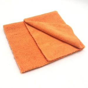 New Orange Color Long Short Piles Towel Five Colors Microfiber Car Cleaning Cloth