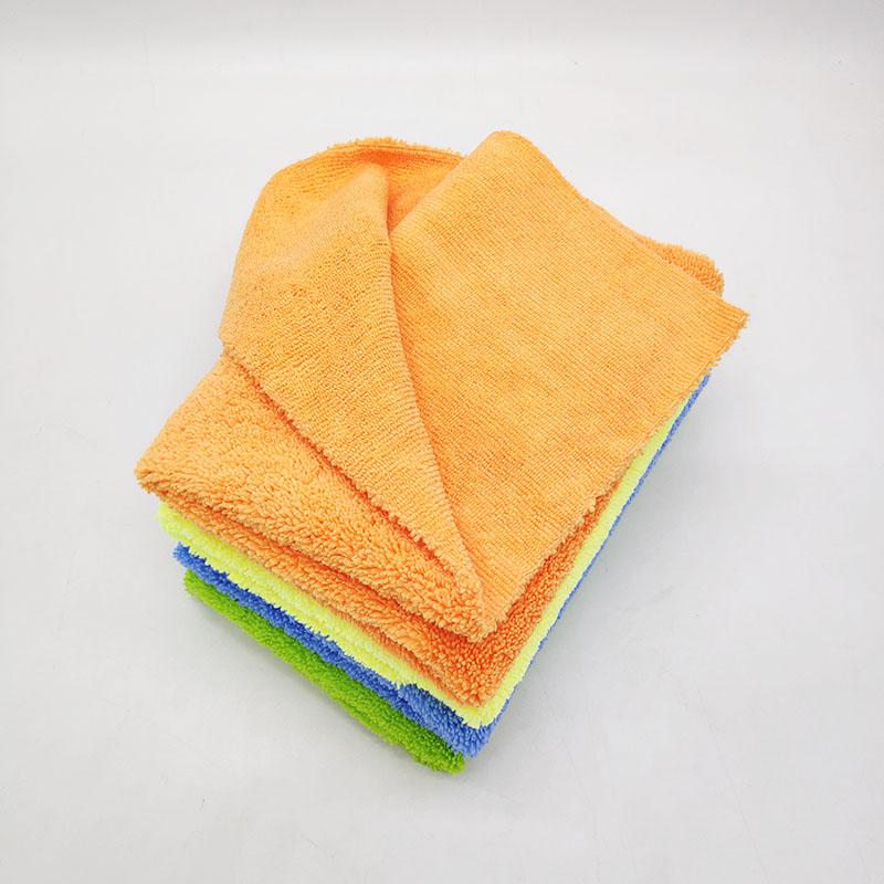 China Cheap price Microfiber Towel 40×40 - Customized microfiber long/short pile soft towel for car inner cleaning – Jiexu detail pictures